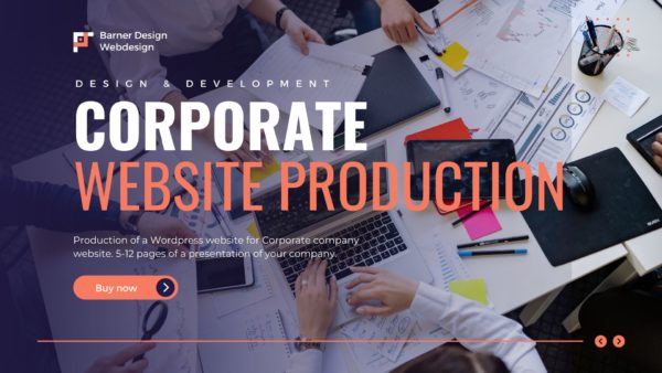 corporate company webdesign homepage responsive