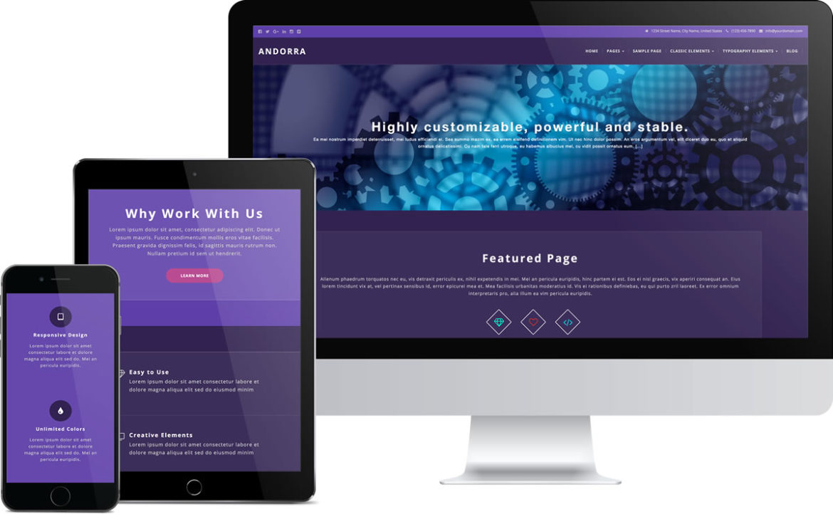webdesign homepage responsive